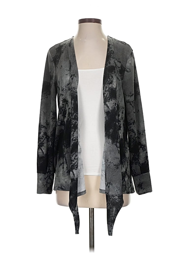 Pre-owned Colleen Lopez Cardigan Sweater In Gray