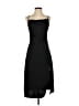 Norma Kamali 100% Polyester Solid Black Casual Dress Size S - photo 1