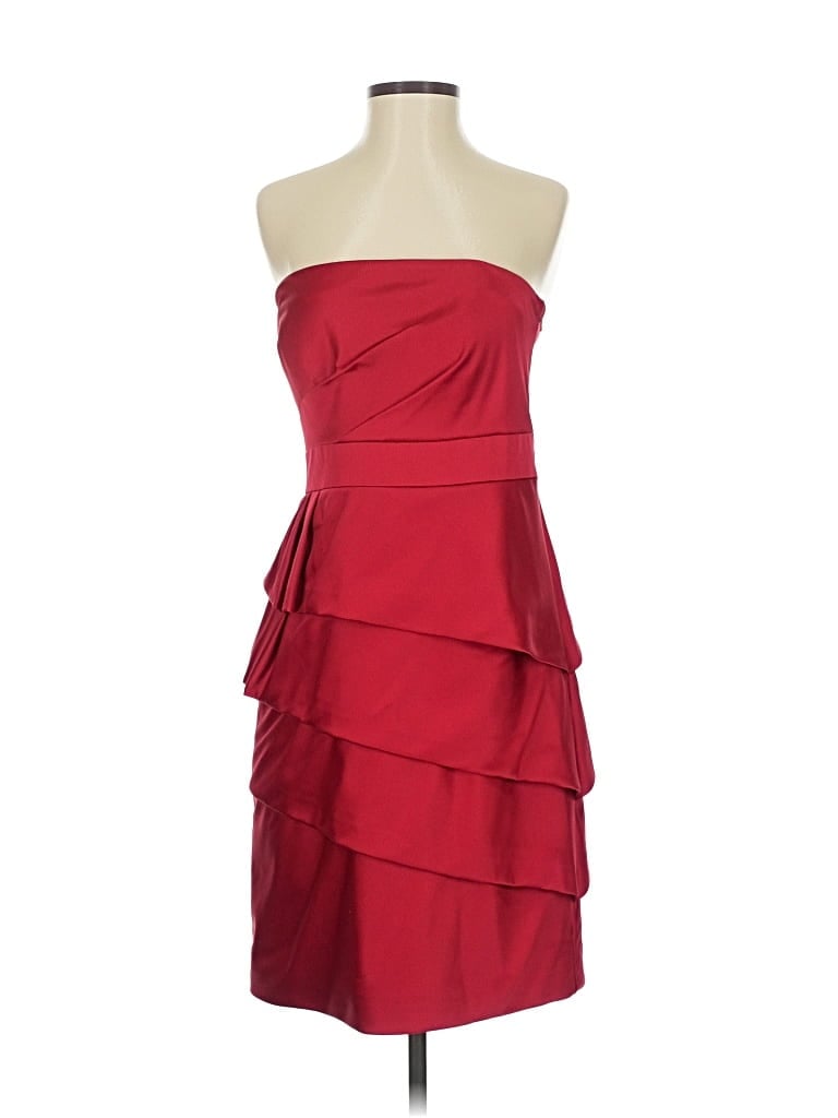Pre-owned Js Collections Cocktail Dress In Red