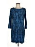 BCBGMAXAZRIA Animal Print Blue Casual Dress Size M - photo 1