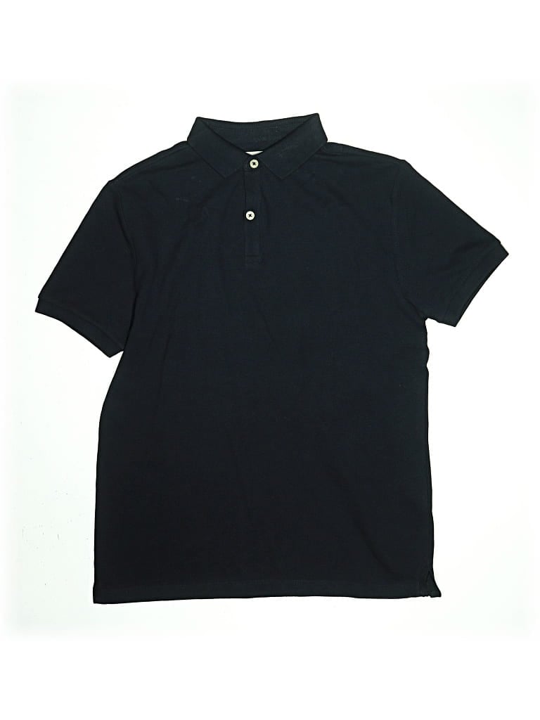 Pre-owned Zara Kids' Short Sleeve Polo Shirt In Blue