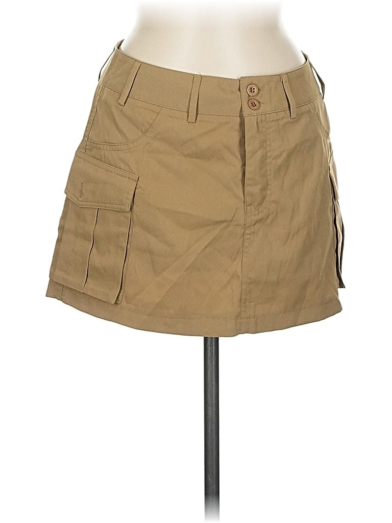 Pre-owned Unbranded Casual Skirt In Brown