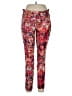 Mika & Gala Print Red Casual Pants Size 10 - photo 1