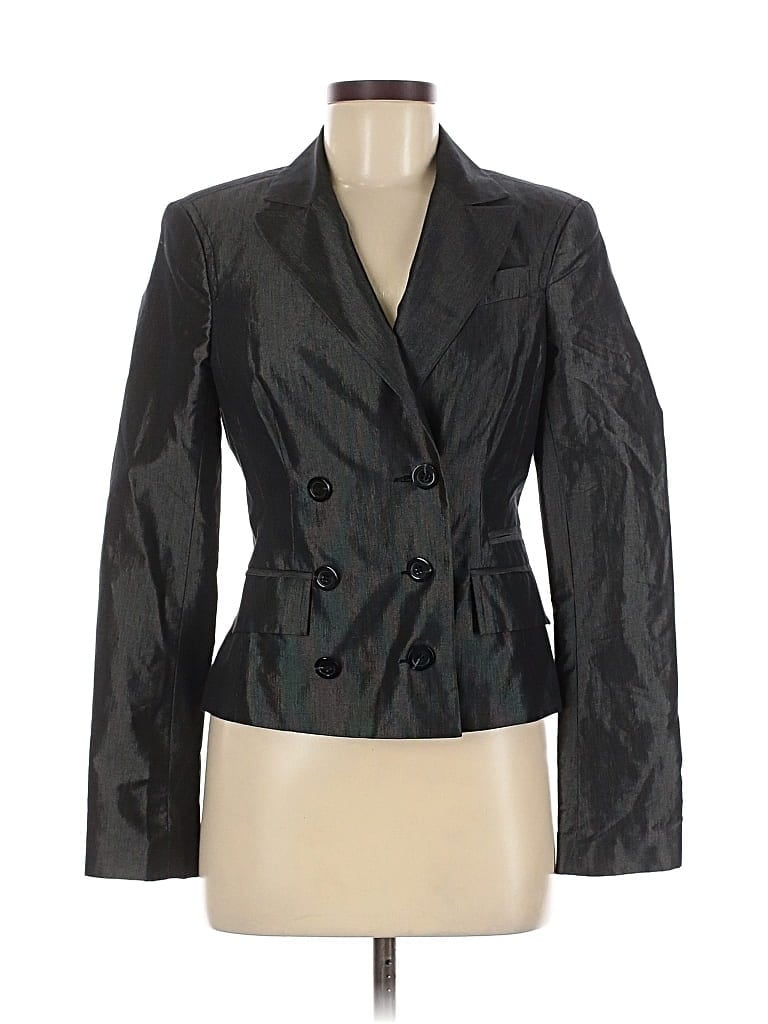 Pre-owned Bebe Blazer Jacket In Black