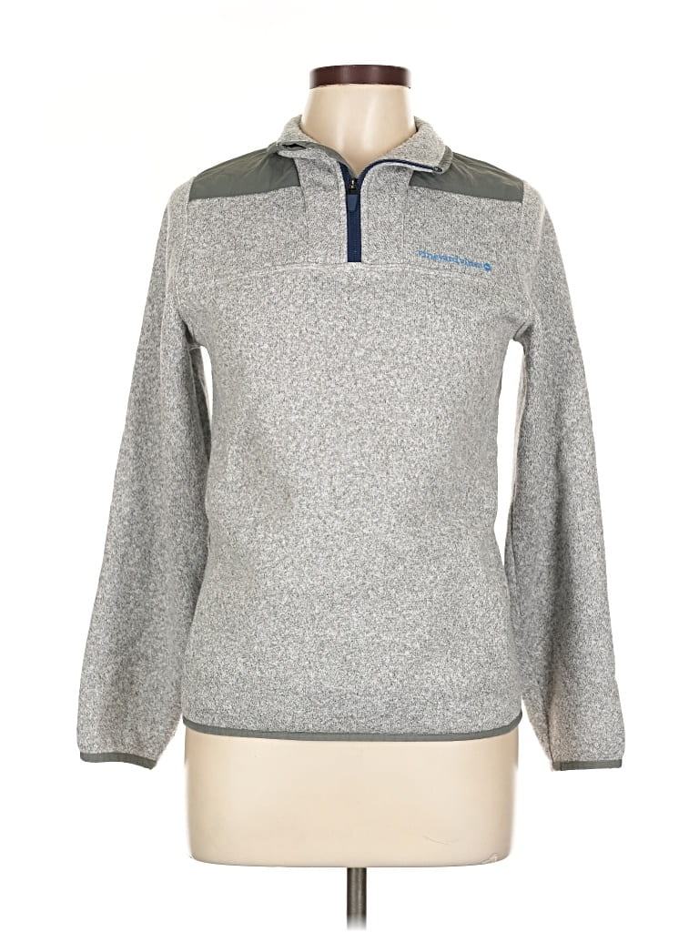 Pre-owned Vineyard Vines Pullover Sweater In Gray