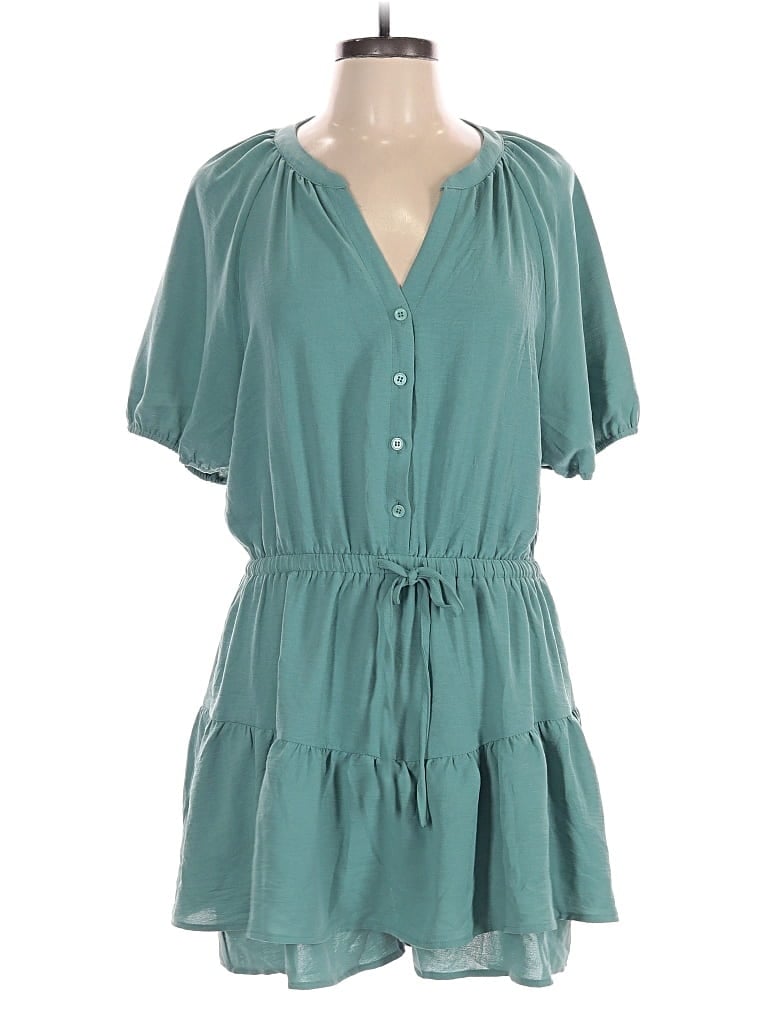 Pre-owned Simplee Casual Dress In Blue