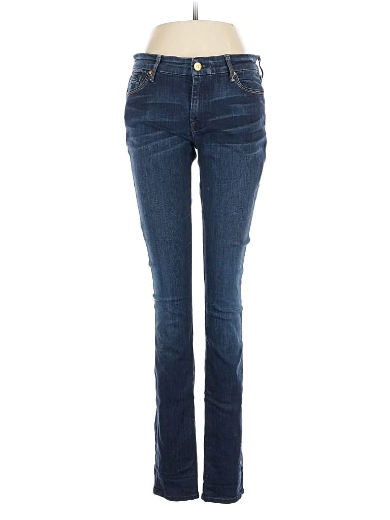 Pre-owned 7 For All Mankind Jeans In Blue