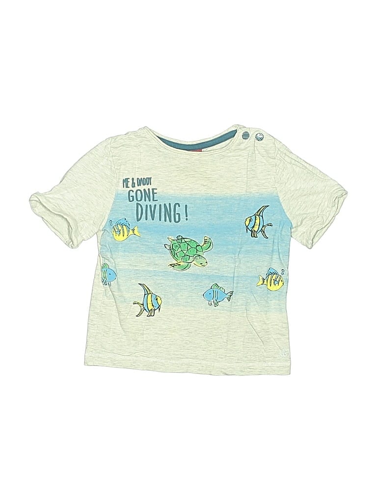 Pre-owned S.oliver Kids'  Short Sleeve T-shirt In Gray