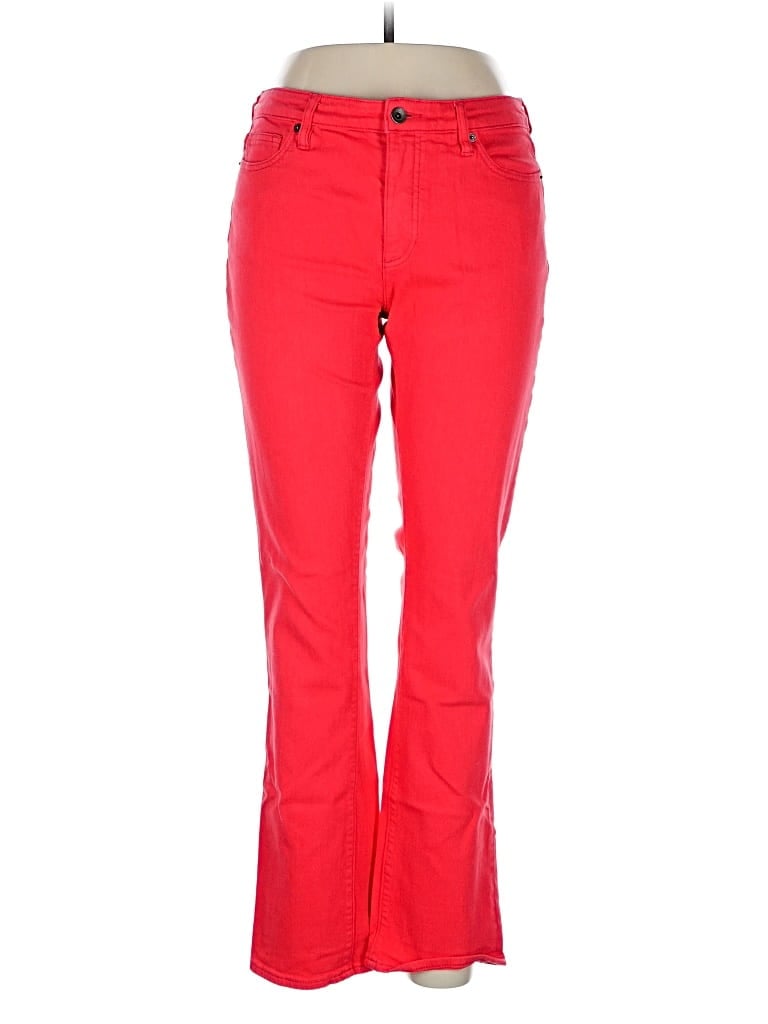 Pre-owned Lands' End Jeans In Red