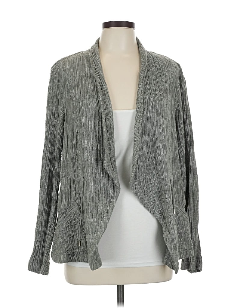 Pre-owned New Directions Cardigan Sweater In Gray