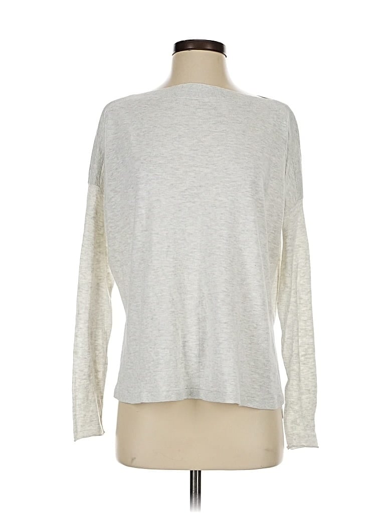 Pre-owned Vince Cardigan Sweater In Silver