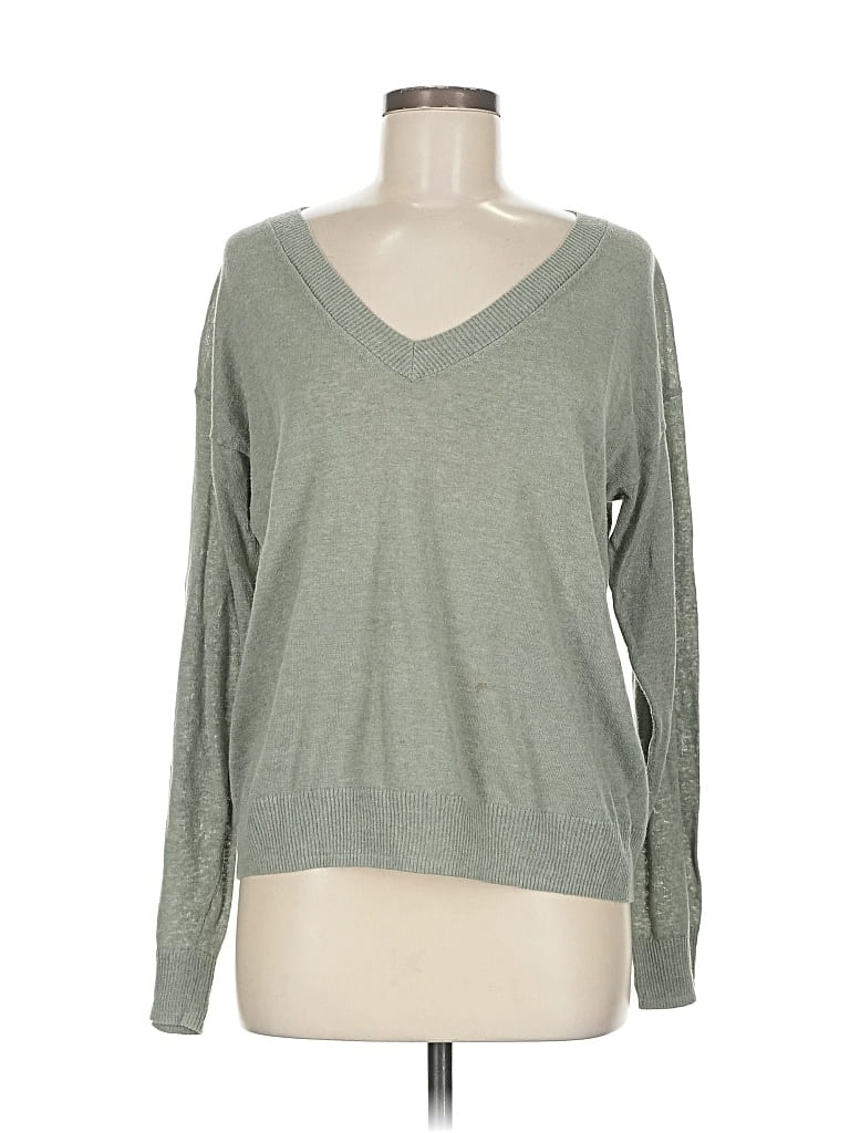 Pre-owned Gap Pullover Sweater In Green