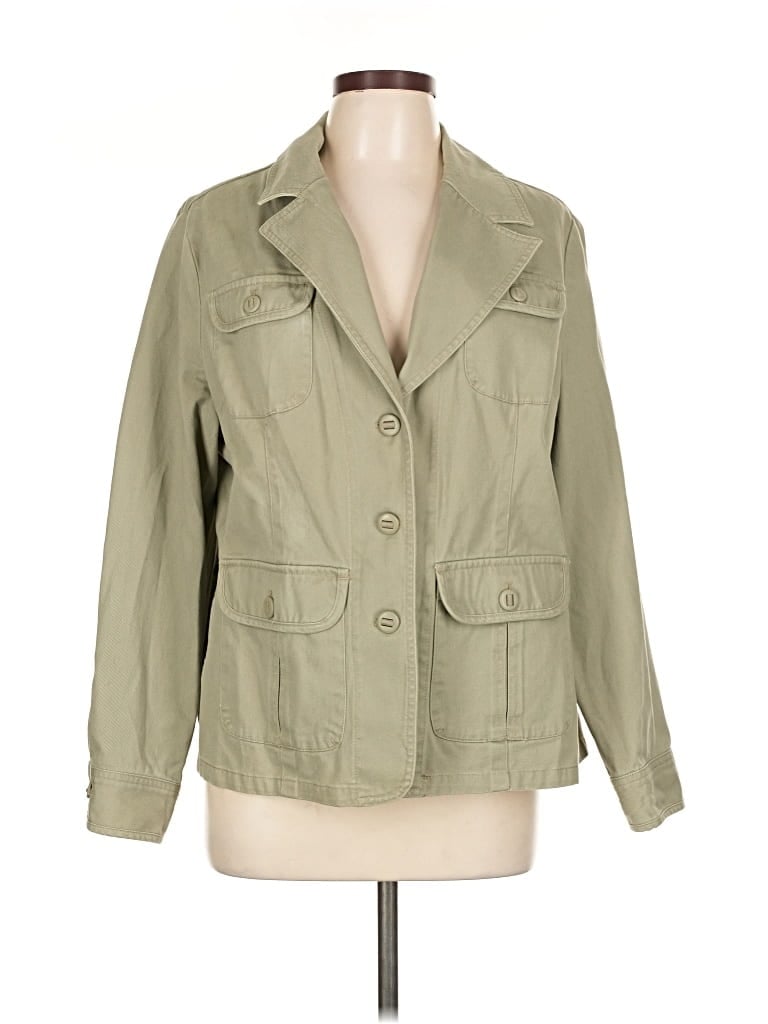 Pre-owned Sonoma Life + Style Jacket In Green