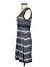 Max Studio Stripes Gray Casual Dress Size S - photo 5