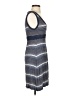 Max Studio Stripes Gray Casual Dress Size S - photo 4