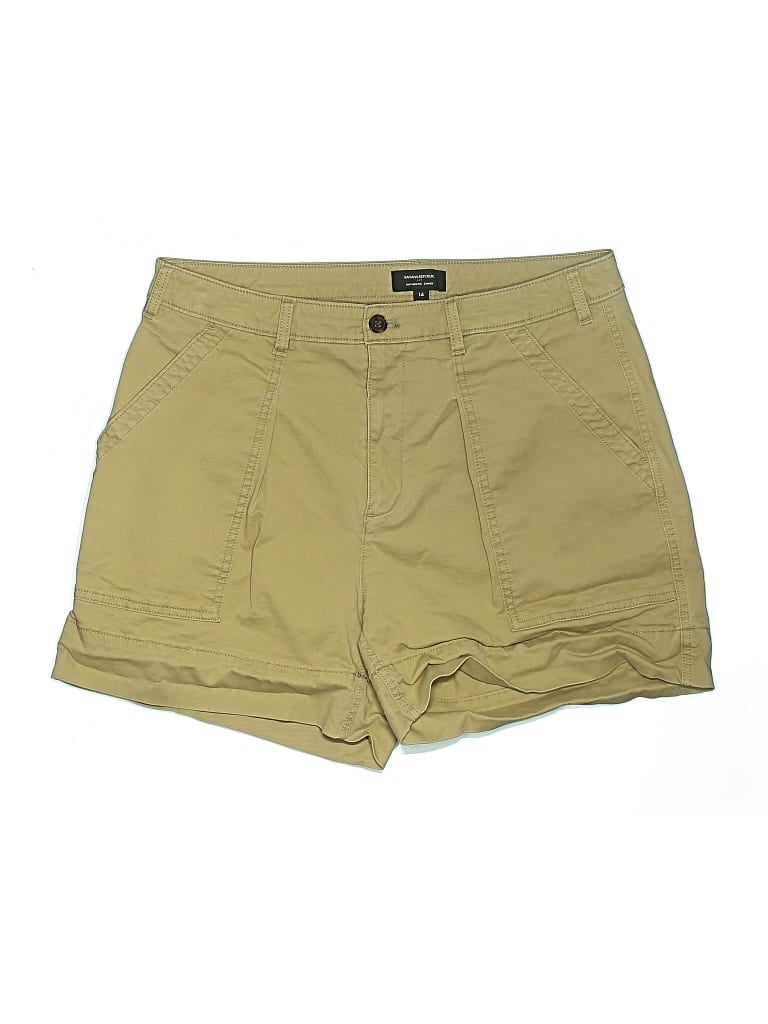Pre-owned Banana Republic Factory Store Khaki Shorts In Brown