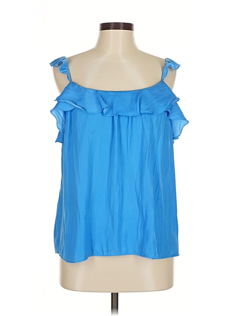 Pre-owned Lilly Pulitzer Sleeveless Blouse In Blue