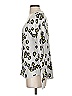 CAbi Animal Print Silver Cardigan Size S - photo 5
