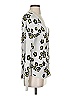 CAbi Animal Print Silver Cardigan Size S - photo 4