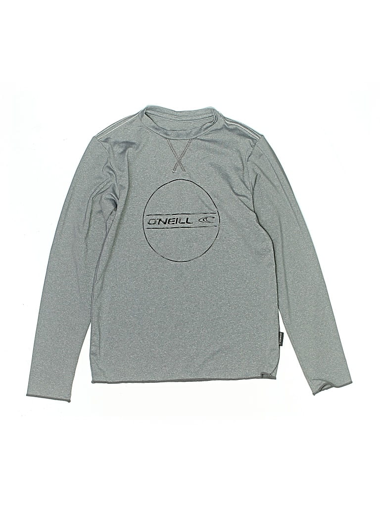 Pre-owned O'neill Kids' Long Sleeve T-shirt In Gray