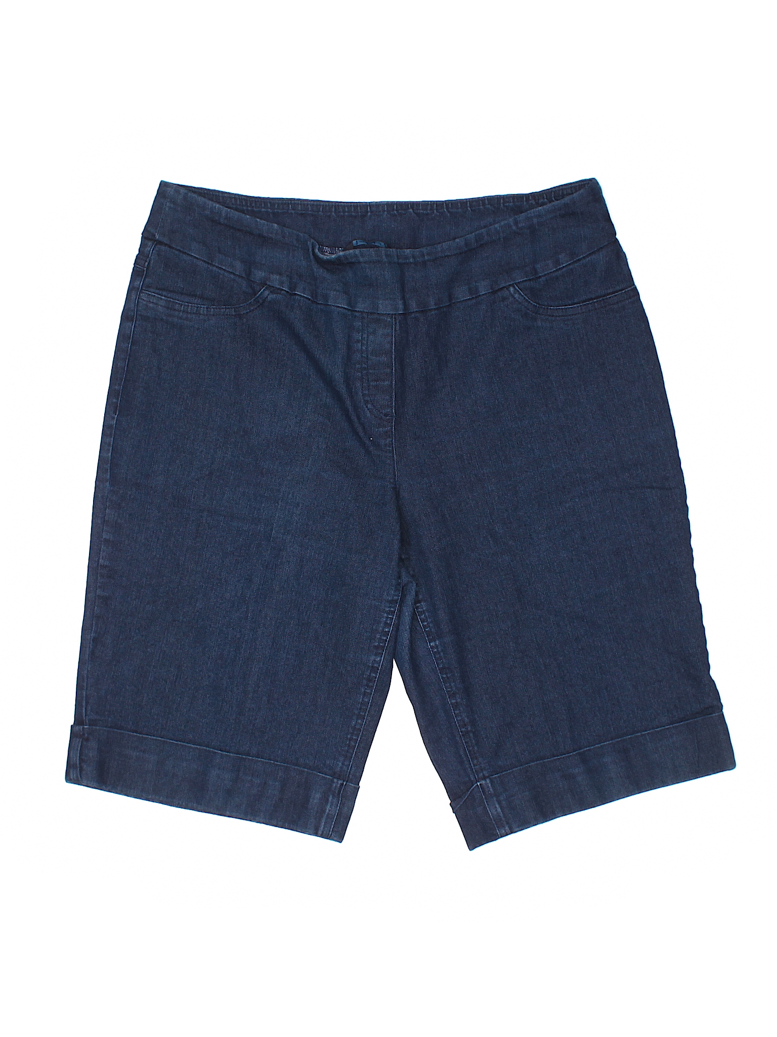 Westbound Solid Navy Blue Denim Shorts Size 16 - 54% off | thredUP