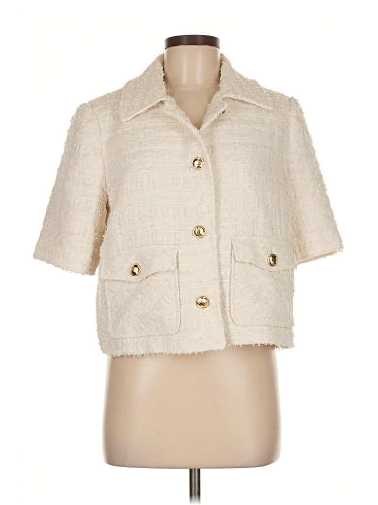 Pre-owned Chico's Coat In White