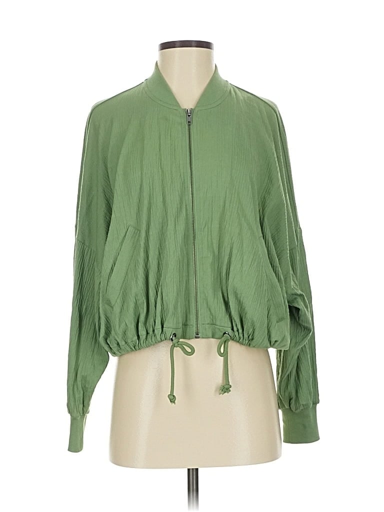 Pre-owned Steve Madden Cardigan Sweater In Green