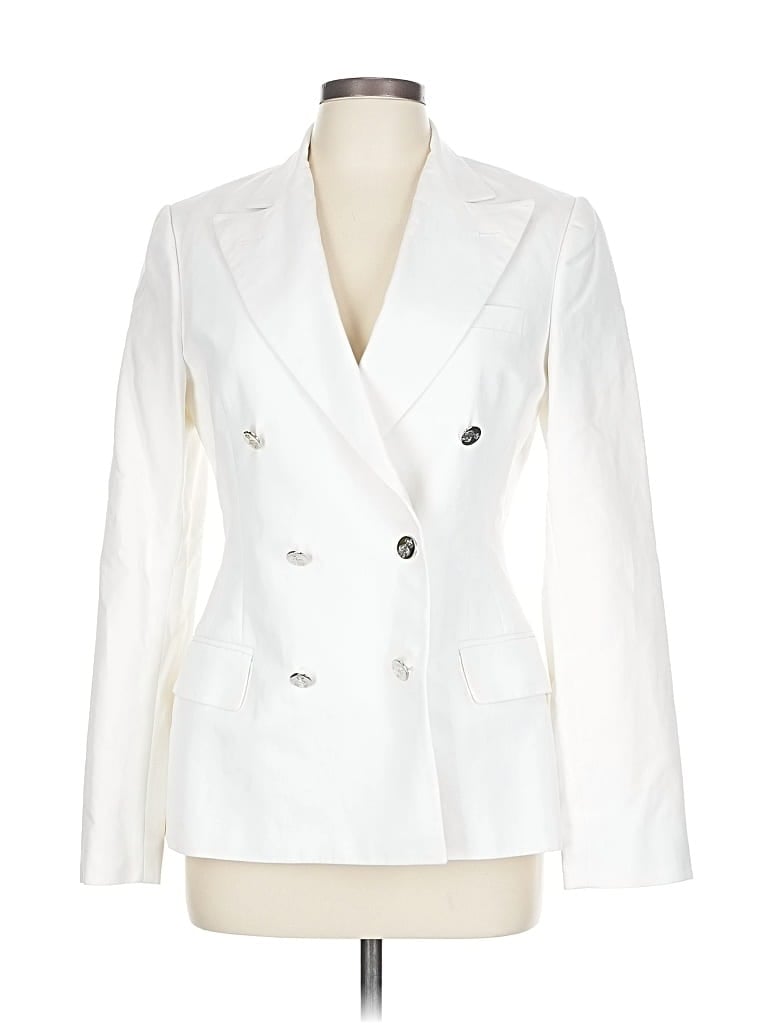 Pre-owned Ralph Lauren Blazer Jacket In White