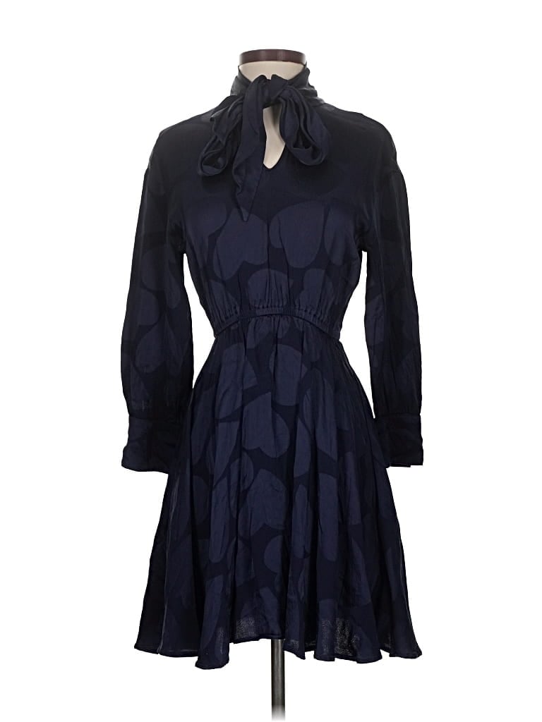 Pre-owned Tara Jarmon Cocktail Dress In Blue