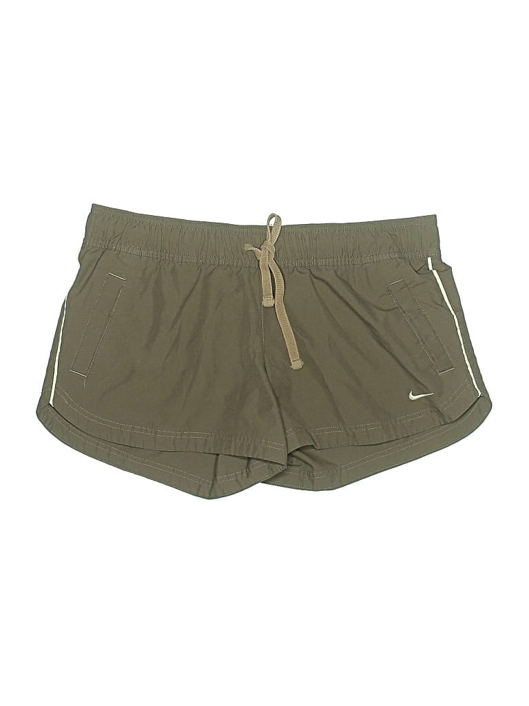 Pre-owned Nike Khaki Shorts In Green