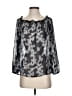 Alberto Makali Silver 3/4 Sleeve Blouse Size S - photo 1