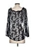 Alberto Makali Silver 3/4 Sleeve Blouse Size S - photo 2