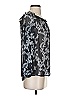 Alberto Makali Silver 3/4 Sleeve Blouse Size S - photo 4