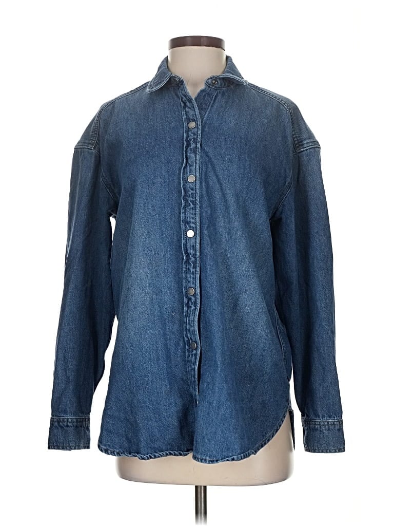 Pre-owned Calvin Klein Jeans Est.1978 Calvin Klein Jeans Long Sleeve Button Down Shirt In Blue