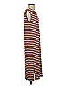 Ann Taylor LOFT Stripes Brown Casual Dress Size S - photo 4