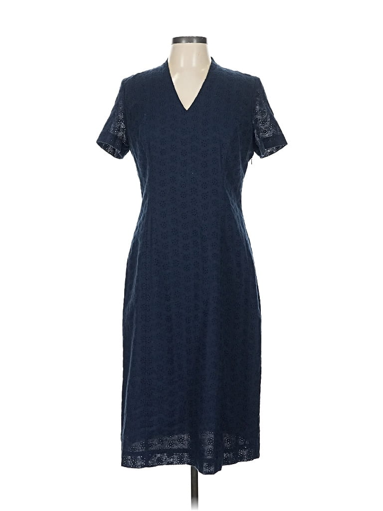 Pre-owned J. Peterman Casual Dress In Blue