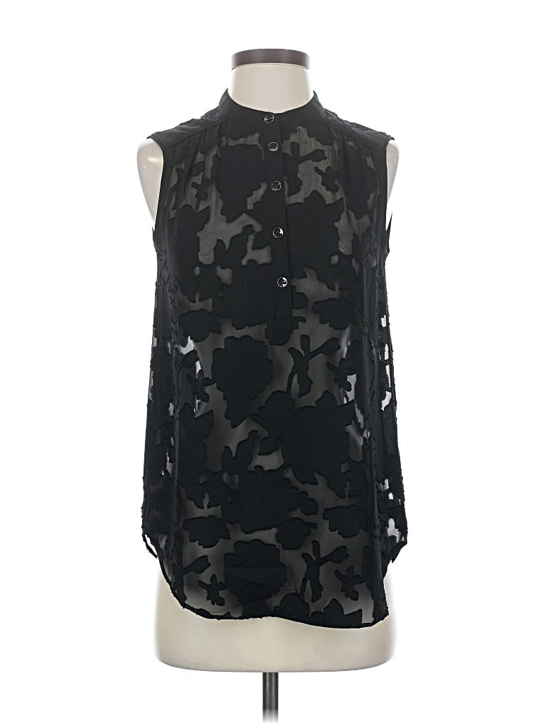 Pre-owned Cabi Sleeveless Blouse In Black
