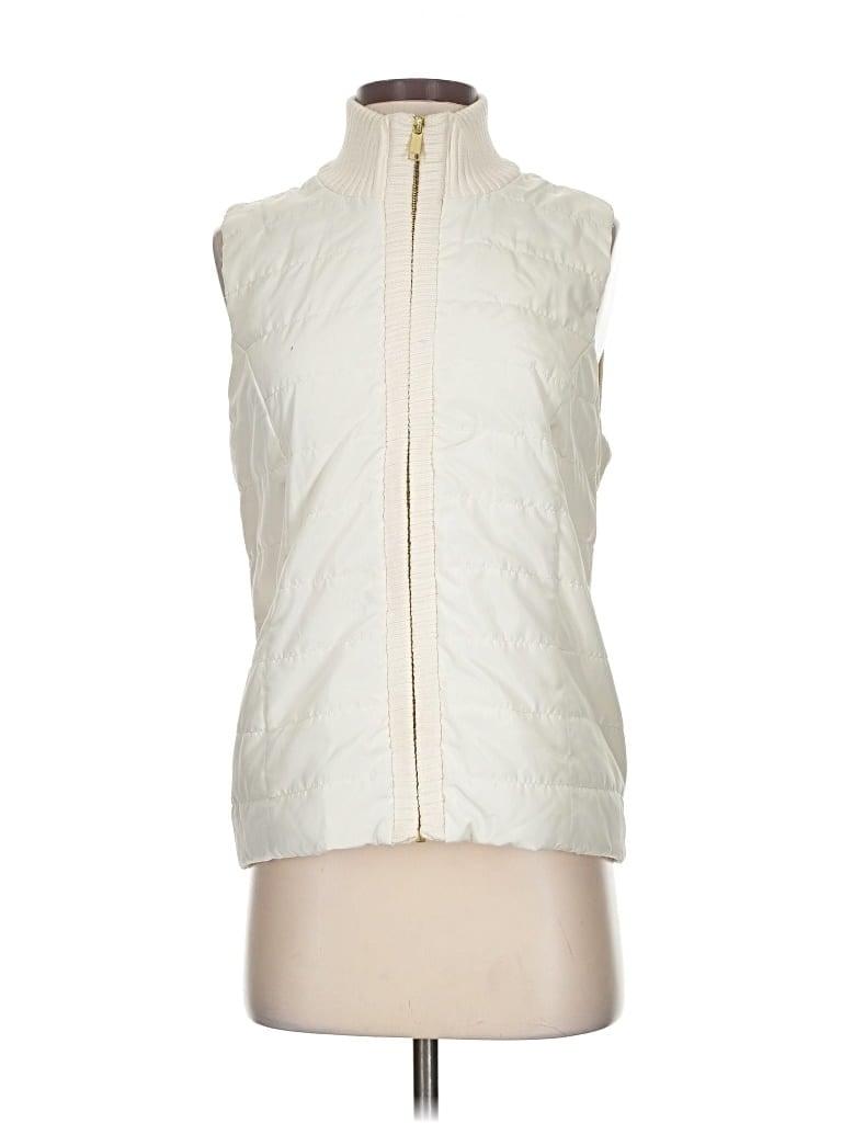Pre-owned Michael Michael Kors Vest In White