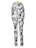 Unbranded Graphic Silver White Active Pants Size M - photo 1