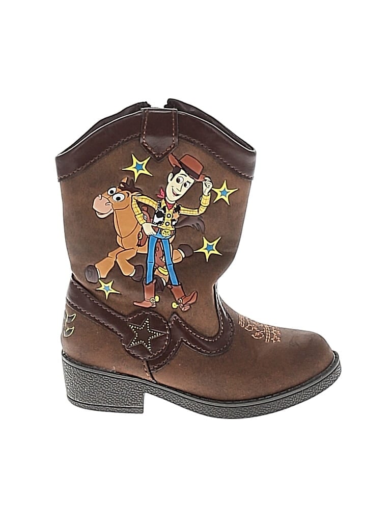 Pre-owned Disney Pixar Kids' Boots In Brown
