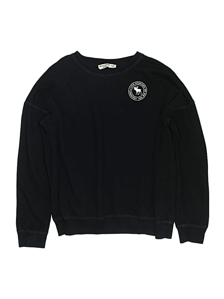 Pre-owned Abercrombie Kids' Pullover Sweater In Black