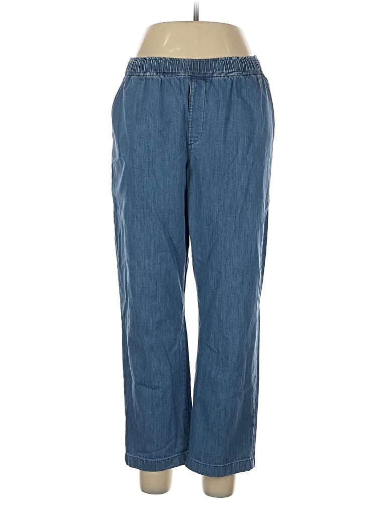 Pre-owned Uniqlo Casual Pants In Blue