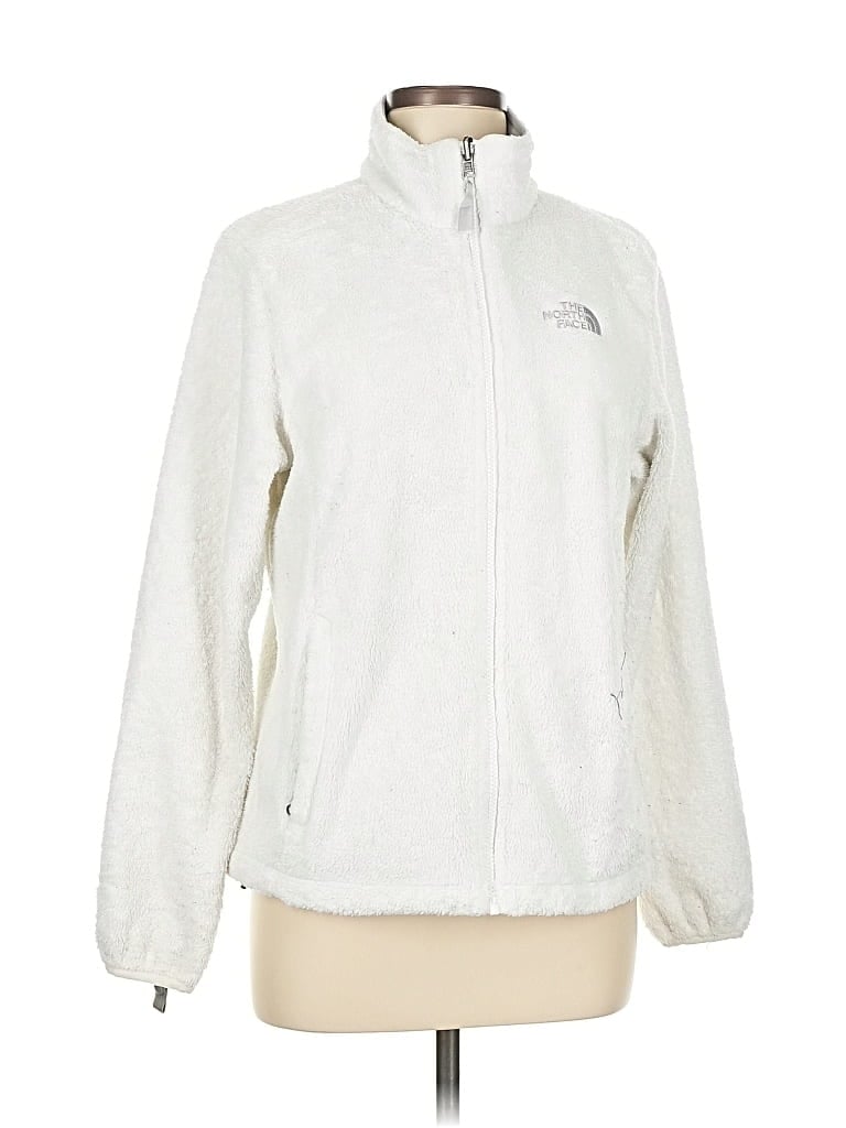 Pre-owned The North Face Fleece Jacket In White