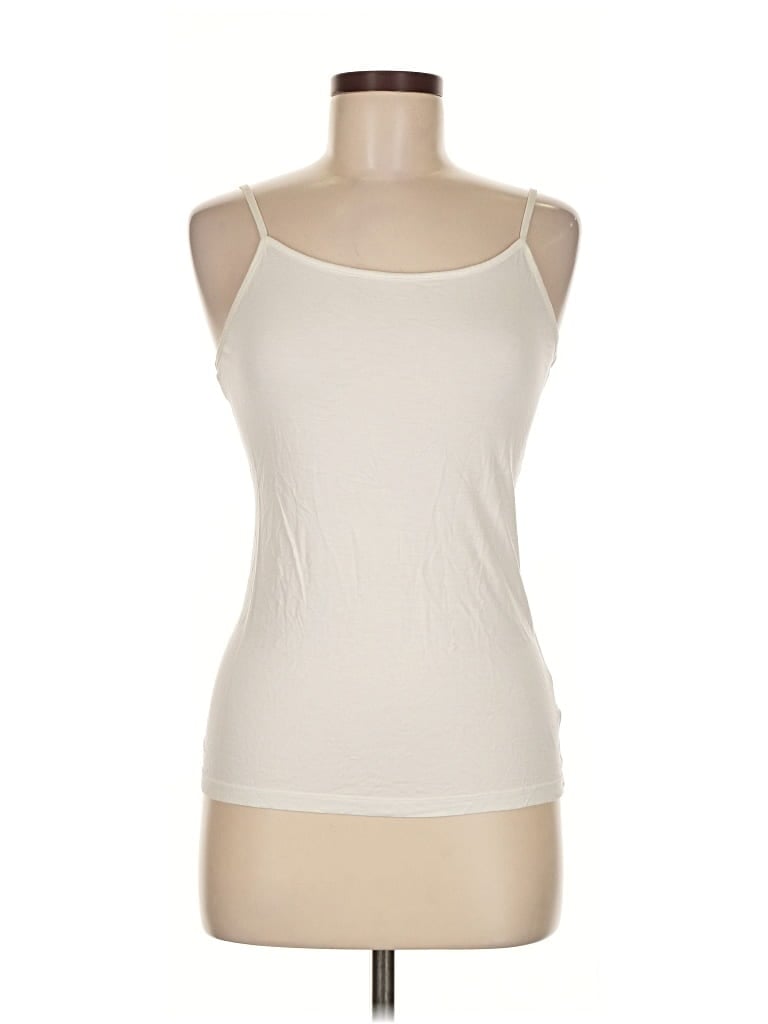 Pre-owned A New Day Tank Top Ivory Strapless Neckline Tops In White