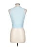 Shein Blue Sleeveless Top Size L - photo 2