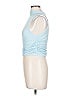 Shein Blue Sleeveless Top Size L - photo 5
