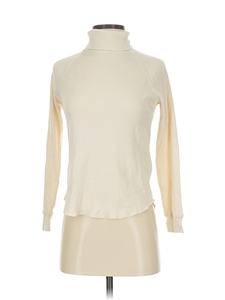 Pre-owned Everlane Turtleneck Sweater In White