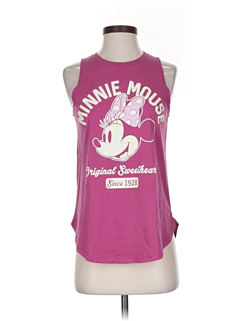 Pre-owned Disney Sleeveless T-shirt In Pink