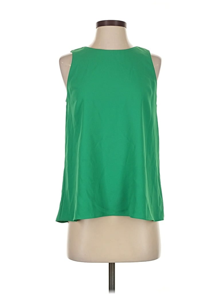 Pre-owned Amanda Uprichard Sleeveless Blouse In Green