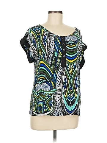 Jaloux Short Sleeve Silk Top (view 1)